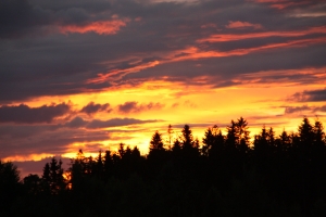 SonnenuntergangSchweden Sommer                       